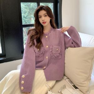 Women's Jackets Early Spring 2023 Tassel Edge Sweater Cardigan Coat Female Design Sense Of Minority Temperament Knitted Top Fashion