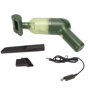 Coprisedili per auto per cani Aspirapolvere portatile ricaricabile Forte aspirazione Filtro riutilizzabile 120W Verde Compatto Ugello staccabile Detergente per le mani per divano