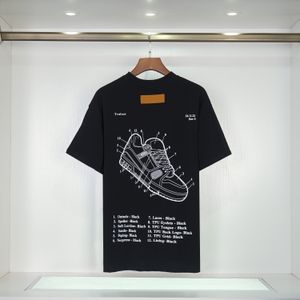 2023Mens T Shirt Designer cotton dress material mon Size S-3XL Black White Fashion Men Women Tees Summer Short Sleeve tshirt With Letters