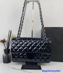 Klassische Damen-Designer-CC-Taschen, Umhängetasche, Klappe, Schultertasche, Leder, modische Geldbörse aus Gold und Silber, Kette, Matelasse-Schaffell, geneigte Handtasche