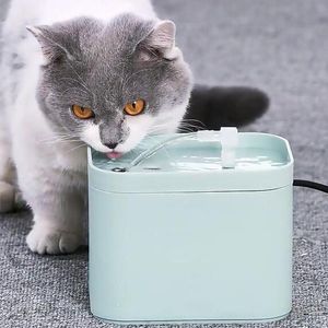 Supplies 1.5L Automatic Cat Water Fountain Electric Mute Pet Drinking Water Dispenser USB Powered Filter Drinker Auto Feeder For Cats