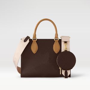 Moda bolsa feminina bolsa de mão clássica com estampa de letra 2 peças bolsa de ombro bolsa zero