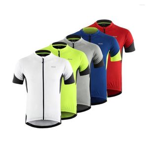 Racing Jackets Men's Breathable Cycling Jerseys Short Sleeve Bike Shirts MTB Bicycle Jeresy Male Clothing Wear Ropa