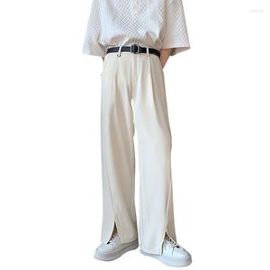 Men's Pants Autumn Korean Fashion Oversized Men Long Wide Leg Trousers Solid Straight Loose Style Casual Suit Pant A187