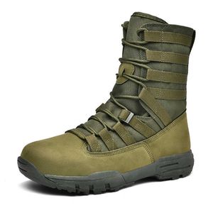 Vandringskor 2023 Novo Verde Homens Confortvel Homem Antiderrapante Trekking Masculino P230511