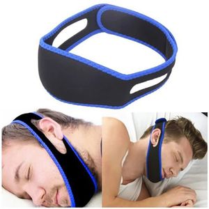 Anti -ronco de queixo tira de queixo neoprene pare roncando o cinto de suporte de queixo anti -apnea shonwless dispositivo de sono 120pcs