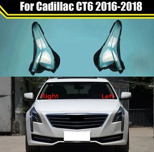 Авто чехол налобные фонари для Cadillac CT6 2016-2018 автомобиля передняя фара крышка объектива абажур крышка фары стеклянный корпус