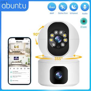 Kamery desek 4MP 2K WiFi Kamera bezpieczeństwa domowego kamery wewnętrznej Monitor Pet Pet Monitor automatyczne śledzenie Dome bezprzewodowa kamera IP P2P ICSEE