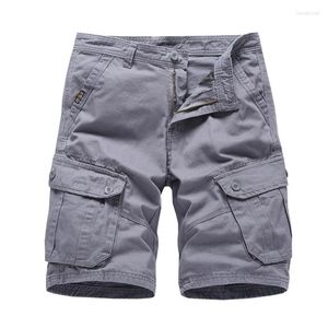 Shorts masculinos cargo homens streetwear y2k casual preto 2023 verão moda lateral bolso de bolso de salão machos cintura elástica