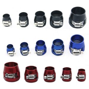 1pc AN4 AN6 AN8 AN10 AN12 Car Hose Finisher Clamp Radiator Modified Fuel Pipe Clip Buckle Universal Hose Clamps Oil End Finisher