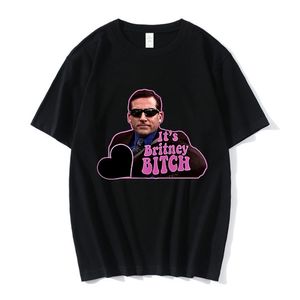 Erkek Tişörtleri Michael Scott Home Office Men T-Shirts TV dizisi Dwight Schrutejim Halpert It's Britney Graphic T-Shirt Streetwear Unisex 230511