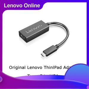 Şarj Cihazları Orijinal Lenovo ThinkPad USB TYPEC - VGA 1080P Video Dönüştürücü Dönüştürücü Adaptör Kablosu Thunderbolt 4x90M42956