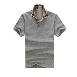 Großhandel klassische Mode Herren Polos Ärmel T-Shirt bequem und atmungsaktiv im Sommer Marke Straße Strand Freizeit Herren T-Shirt Top Größe S-XXL