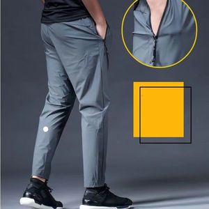 Ll homens jogadores calças longas esportam roupas de ioga rápida ginástica seca ginástica zíper bolsões de moletom calça calça de solas de cintura elástica casual masculina 123