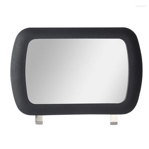 Interiörstillbehör Bilstyling Sun Visor Mirror LED -lampor Portable Automobil Auto Makeup Mirrors