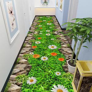 Teppiche 3D-Teppich Tür Eingang Flur Gang Langer Eingang Wohnzimmer Home Stream Karpfen Teppich Büro Fußmatten Kommerziell el Carpets RUG 230511