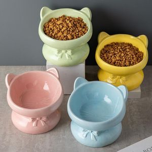 Feeding Cat Bowl Multicolor Ceramic Puppy Dog Bowl Pet Bowls Food Bowl Cat Bowls for Cats Water Food Feeder Best Selling Pet Supplies