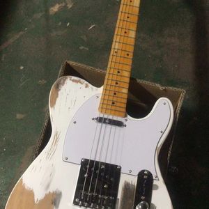 Top Factory Customization White Alder Body, Made of Old Electric Guitar 6 String