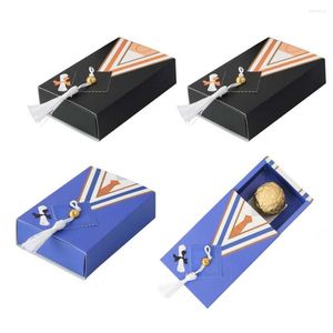 Gift Wrap 25/50Pcs Graduation Congratulation Candy Box Chocolate Packageing Boxes For Bachelor