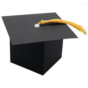 Decorações de graduação de embrulho de presente 50pcs Candy Box Grad Grad Cap for Party Favors Decor