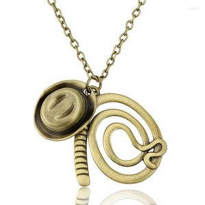 Pendant Necklaces Anime Necklace Heart Of The Galleon Tefferty Spiral-hat-oar Shape Personality Creative Alloy Jewelry Wholesale