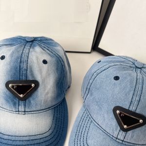 Chapéu de balde de designer masculino para homens Mulheres jeans da marca Caps de bola 4 estações de luxo Ajuste Chapéus de beisebol marrom Banco Caps