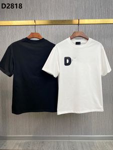 Италия Новая мужская дизайнерская футболка Paris Fashion Tshirts Summer D Футболка мужская высокая качество 100% хлопок M-XXXL 28181