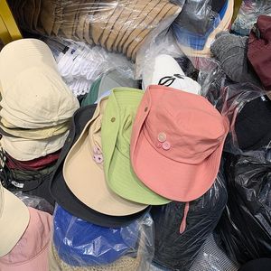 Berretti Cappello da escursionismo con bottoni dal design giapponese Ombreggiatura per esterni Protezione solare Protezione UV Cappelli da campeggio estivi da viaggio per donne e uomini