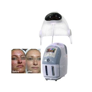 Terapia hidratante de oxigênio hiperbárico Hidratante Limpador Limpador de pele Rejuvenescendo o oxigênio Máscara de Dome Facial O2toderm 7 Lâmpada colorida PDT Led Skin Therapy terapia