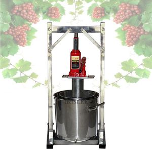Sok z owoców winogron zimny maszyna do wycisku sok 304 Podnośnik ze stali nierdzewnej ręczne urządzenie do sokowirówki do pulpy winogronowej
