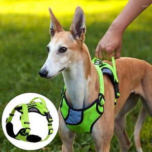 Dog Collars Big Harness Reflective Anti-breakaway Chest Strap Vest Outdoor Walk Training Pet For Medium Large