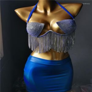 Kadın Mayo 2023 Tatil Seksi Bikini Kadın Kristal Elmas Beach Giyim Rhinestone Mayo
