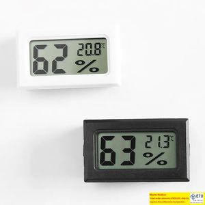 Mini Digital LCD Environment Thermometer Hygrometer Humidity Temperature Meter Refrigerator Temp Tester Precise Sensor Wholesale