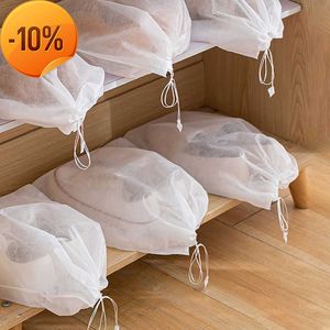 Latest Install Shoe Storage Bag Anti-yellow Bag Non-woven Insole Shoe Cover Shoe Washing Bag Small White Shoe Dust-proof Shoe Cover
