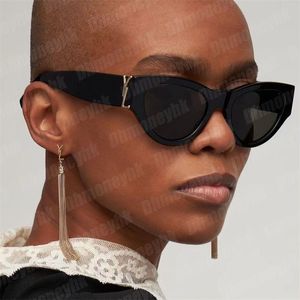 Round Cat Eye Sunglass Ladies Designer Oval Solglasögon y Linser Bildram Mens Sun Glasses Designers Eyewear Women Beach Eyewear With Box