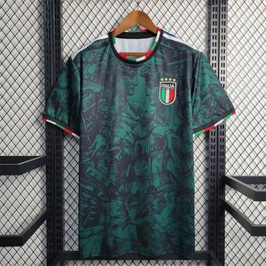 23/24 Italia Chiesa Soccer Jerseys 2023 Италия Белотти Верратти Барелла Пеллегрини Рубашка Имбинг Имбил Лоренцо Заниоло Джорджинхо Kids Kit Football Uni 147