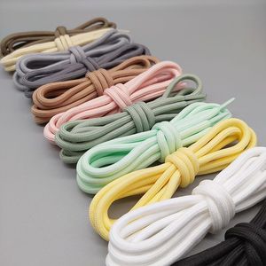 Shoe Parts Accessories Durable Polyester laces Boot Laces Round laces for Sneakers Colorful 230510