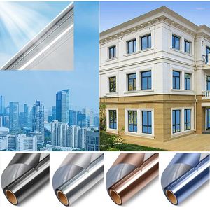 Adesivi per finestre Pellicola a specchio unidirezionale multi-formato Privacy Protezione solare Adesivo in vetro Riflettente autoadesivo