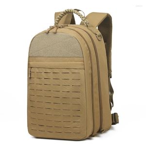 Zaino per uomo Oxford 32L Nero/marrone/verde militare Cerniera Borsa da viaggio alla moda Comoda borsa per notebook Zaino per computer portatile