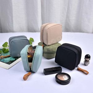 Portable Nylon Cosmetics Lipsticks Bag Travel Brush Storage Pouch Case Water-proof Credit Card Sanitary Coin Bag