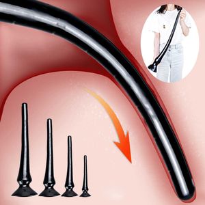 Super Long Dildo Sexo Man Anal Butt Plugs Toys Buttplug Dilator Masculbator massager massager machado Produto para adultos Homens 18