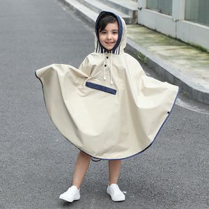 Rain Gear Children Girls Raincoat Barn Söt vattentätt Japan Barn Regnrock täcker poncho huva ogenomträngliga regnkläder 230511