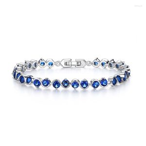 Link bransoletki niebieski kobaltyt ze stali nierdzewnej Zdrowie magnetyczne Bransoletka magnetyczna tytan dla kobiet kobiet