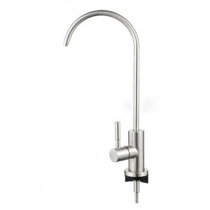 Kitchen Faucets Gooseneck Water Purifier Reverse Osmosis Drinking Filter stainless steel 14" Ceramic Core 230510