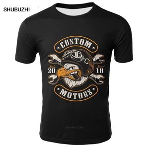 T-shirt da uomo T-shirt da uomo T-shirt da uomo nera T-shirt divertente da motociclista Punk T-shirt stampata in 3D Hip Hop Abbigliamento da uomo Casual Punk Rock Streetwear Top 230511