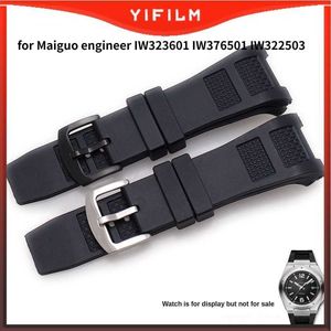Il cinturino per orologio in silicone importato per uomo è adatto per il cinturino dell'ingegnere americano IW323601 IW376501 IW322503