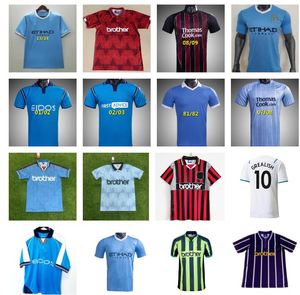 1989 1998 1999 2000 2011 2012 Man City Retro Gallagher Haaland Fotbollströjor MANCHESTERS 11 12 13 14 klassiska DZEKO KUN AGUERO BALOTELLI NASRI SILVA Fotbollströja