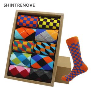 Verkauf Mann Klassische Socken Großhandel Hot Kompression Baumwolle Männer Lustige Casual Business Kleid Crew Hohe Qualität Farbe Glückliche Baumwolle für