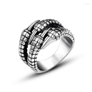 Cluster Rings S7 European And American Personality Open Dragon Claw Ring Retro Men's Titanium Steel One Piece Delivery SA929