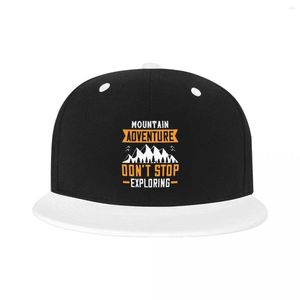 Ball Caps Mountain Adventure Prezentacja Prezent Hip Hop Baseball Cap dla mężczyzn Kobiety Spersonalizowane Snapback Unisex Explore Camping Tato Hat Outdoor